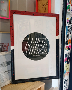 I like boring things - marco personalizado - comprar online