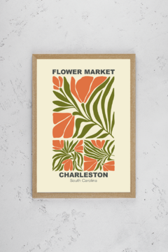 FLOWER MARKET - elegí tu ciudad (20x30)