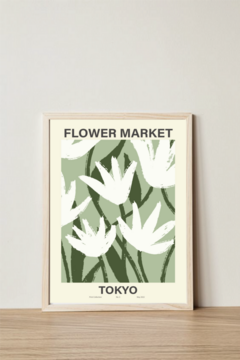 FLOWER MARKET - elegí tu ciudad (40x60) en internet