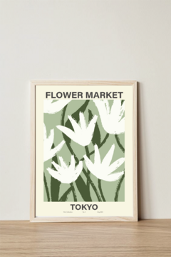 FLOWER MARKET - elegí tu ciudad (20x30) en internet