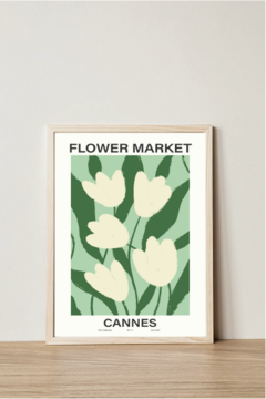 FLOWER MARKET - elegí tu ciudad (40x60)