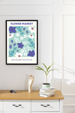 FLOWER MARKET - elegí tu ciudad (40x60) en internet