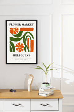 FLOWER MARKET - elegí tu ciudad (20x30) - Taller animal