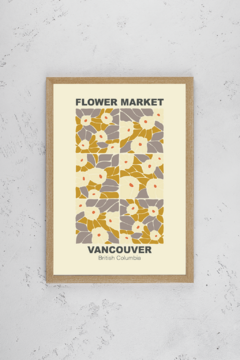 FLOWER MARKET - elegí tu ciudad (20x30) - comprar online