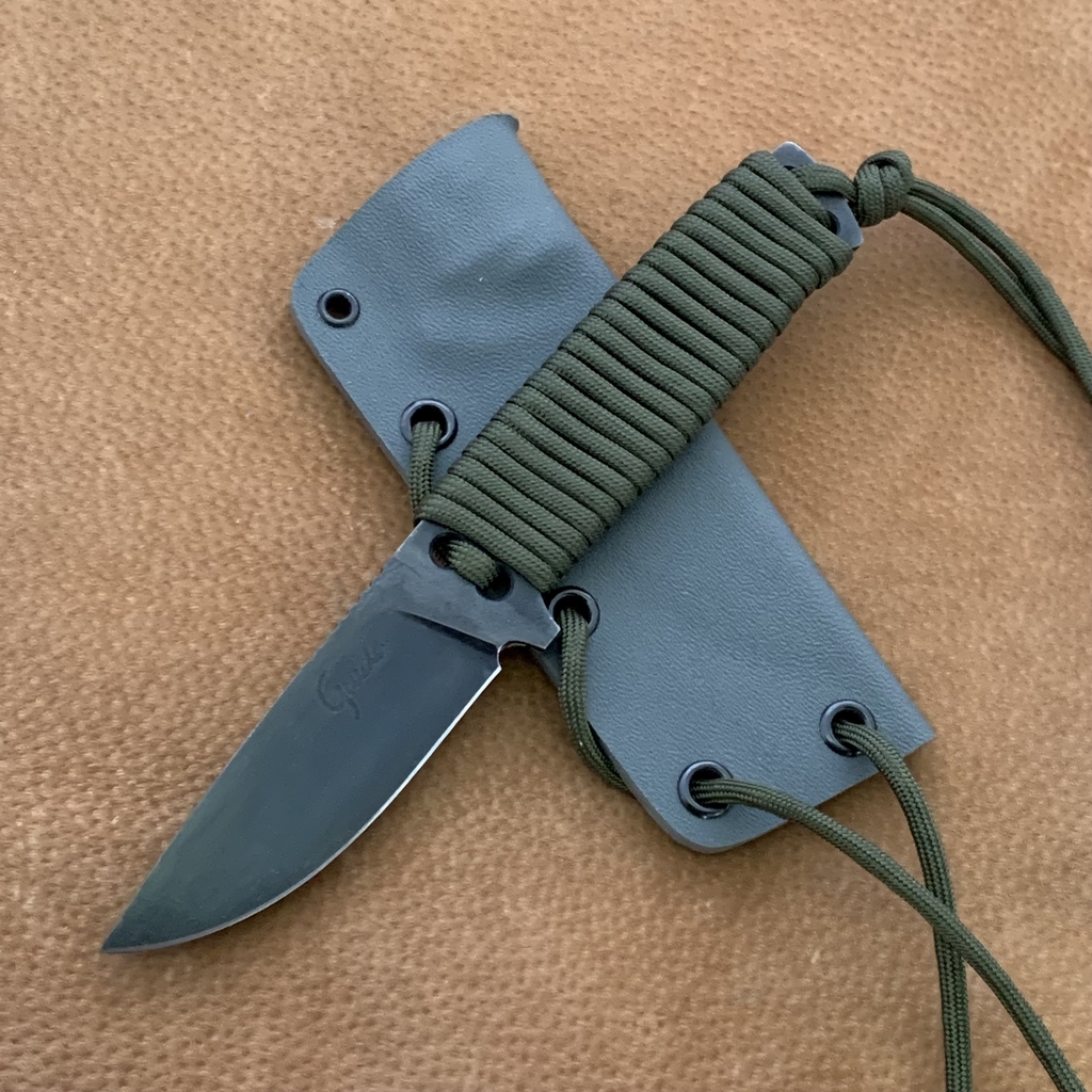 Cuchillo Bushcraft en acero K720 de - Guida Custom Knives