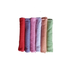 Toalha social toalhinha de mão com 10 pçs cores sortidas - loja online