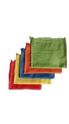 Toalha social toalhinha de mão com 10 pçs cores sortidas