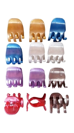 Imagem do Piranha de cabelo média com 12 unidades várias cores