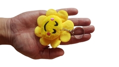 Chaveiro emoji de flor em pelucia pacote com 1 dz - loja online