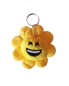 Chaveiro emoji de flor em pelucia pacote com 1 dz - comprar online