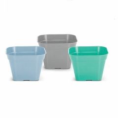 Vasinho quadrado para suculentas vaso plástico plantinha mini cacto 30 pçs colors na internet