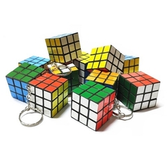 Chaveiro mini cubo magico pacote 12 unidades