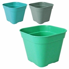 Vasinho quadrado para suculentas vaso plástico plantinha mini cacto 30 pçs colors - comprar online