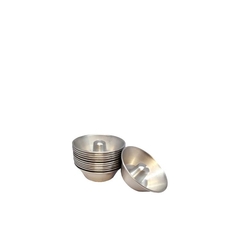 Forma para mini pudim n 3 em alumínio 12 pçs - comprar online