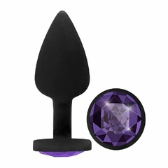 Imagem do Plug anal black com jóia