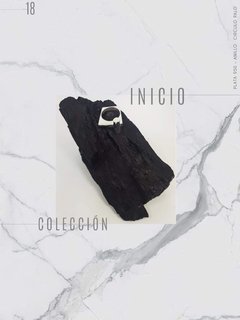 ANILLO CIRCULO PALO INICIO - PLATA 950 - comprar online