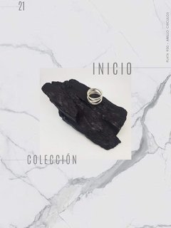 ANILLO CÍRCULOS INICIO - PLATA 950 en internet