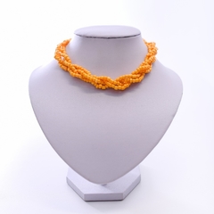 Choker de Miçangas Amarela - comprar online