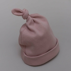 GORRO CON NUDITO Rosa Viejo