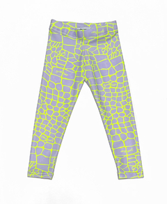 Leggins/ CALZA CROCO FLUO