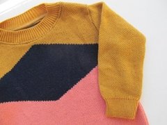 SWEATER ZIG-ZAG PINK - Conejito Blanco