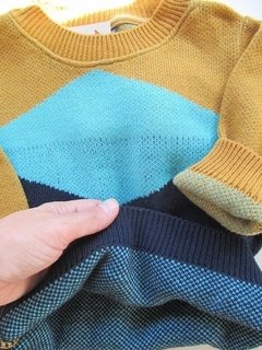 SWEATER ZIG-ZAG BLUE