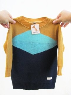 SWEATER ZIG-ZAG BLUE en internet