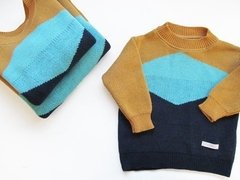 SWEATER ZIG-ZAG BLUE en internet