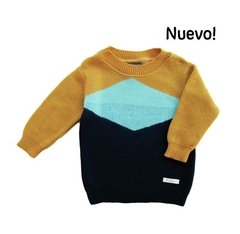 SWEATER ZIG-ZAG BLUE