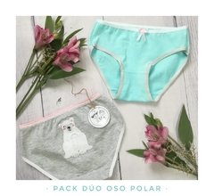 Pack Bombachas -Oso Polar Aqua