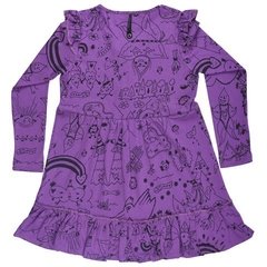 Vestido HOJITA Y AMIGOS Violeta - comprar online