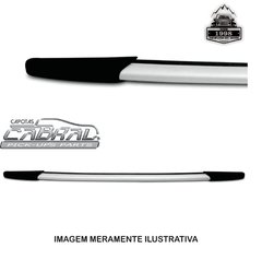 Rack de Teto Longarina Slim Universal Preto Decorativo 2 Peças - comprar online