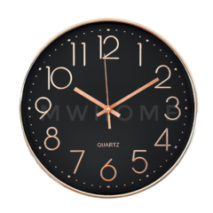 RELOJ DE PARED - ROSE GOLD/BLACK