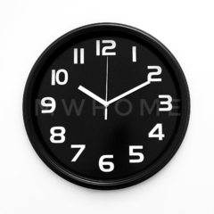 RELOJ DE PARED NEGRO ABSOLUTO