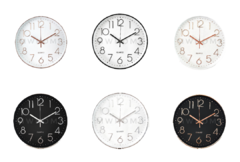 RELOJ DE PARED - BLACK/WHITE - MWhome