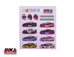 STICKERS PACK NASCAR