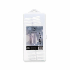 EN Tips soft gel y press on coffin transparente 240pcs