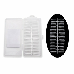 EN Tips soft gel y press on coffin transparente 240pcs en internet