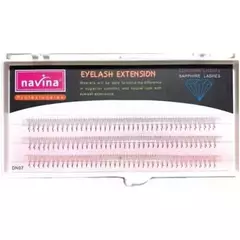 NAVINA Extensión Pestañas 3d Volumen Ruso abanico Grosor 0.07 C-8mm