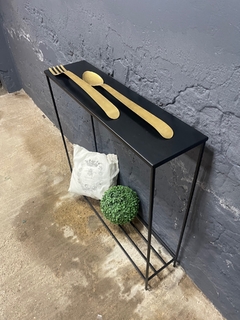 Imagen de Mesa Recibidor Hierro chapa plegada