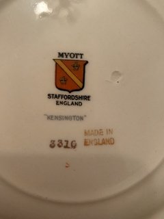 Platos Postre Myott Ingleses  - tienda online
