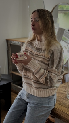 Sweater HERALD Beige - comprar online