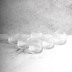 Set de 2 Vasos de Whisky Giratorios Rayados - comprar online