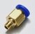 Conector Neumatico 4mm M5 BR