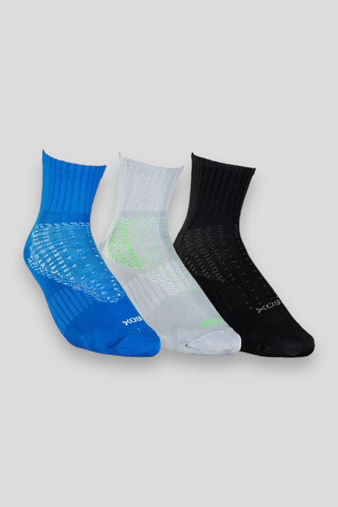 Medias Sox ® Running Ciclismo Unisex Pack X 3 Caña Corta