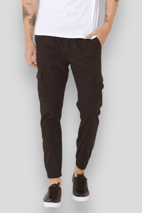 Pantalon Jogger Cargo Hombre Gabardina Rustico Elastizado Importado