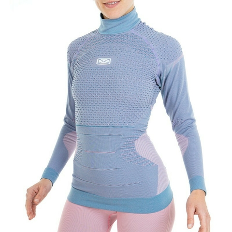 Remera Termica Iconsox® Seamless Mujer Xtreme Sky Trail Snow