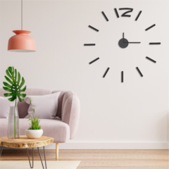 Imagen de Reloj de pared 3D en madera Modelo- 12 Rect