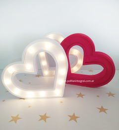 CORAZàN de 28cm de alto con led en polifan