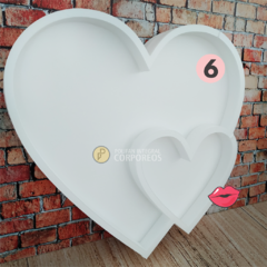 FIGURAS BANDEJAS GOLOSINERAS HUECA 28cm alto CARAMELERA SAN VALENTIN - comprar online